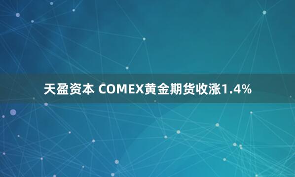 天盈资本 COMEX黄金期货收涨1.4%